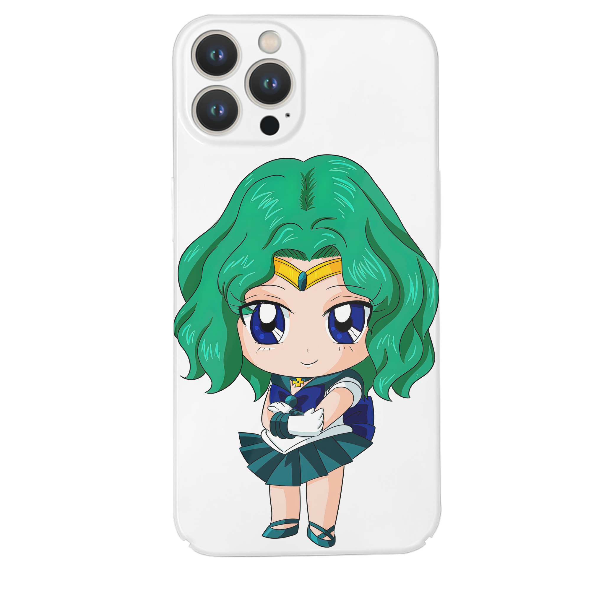 （画像用） 美少女戦士セーラームーン 海王 みちる（かいおう みちる） Sailor Moon Kaiou Michiru 【iPhone 14シリーズ対応】ハードケース